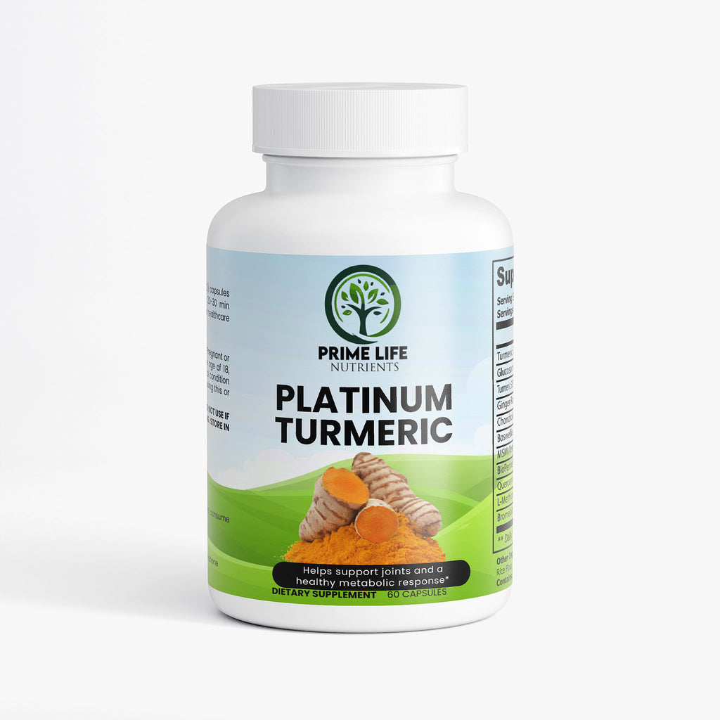 Platinum Turmeric Joint & Inflammation Support – With Ginger, Boswellia & BioPerine®