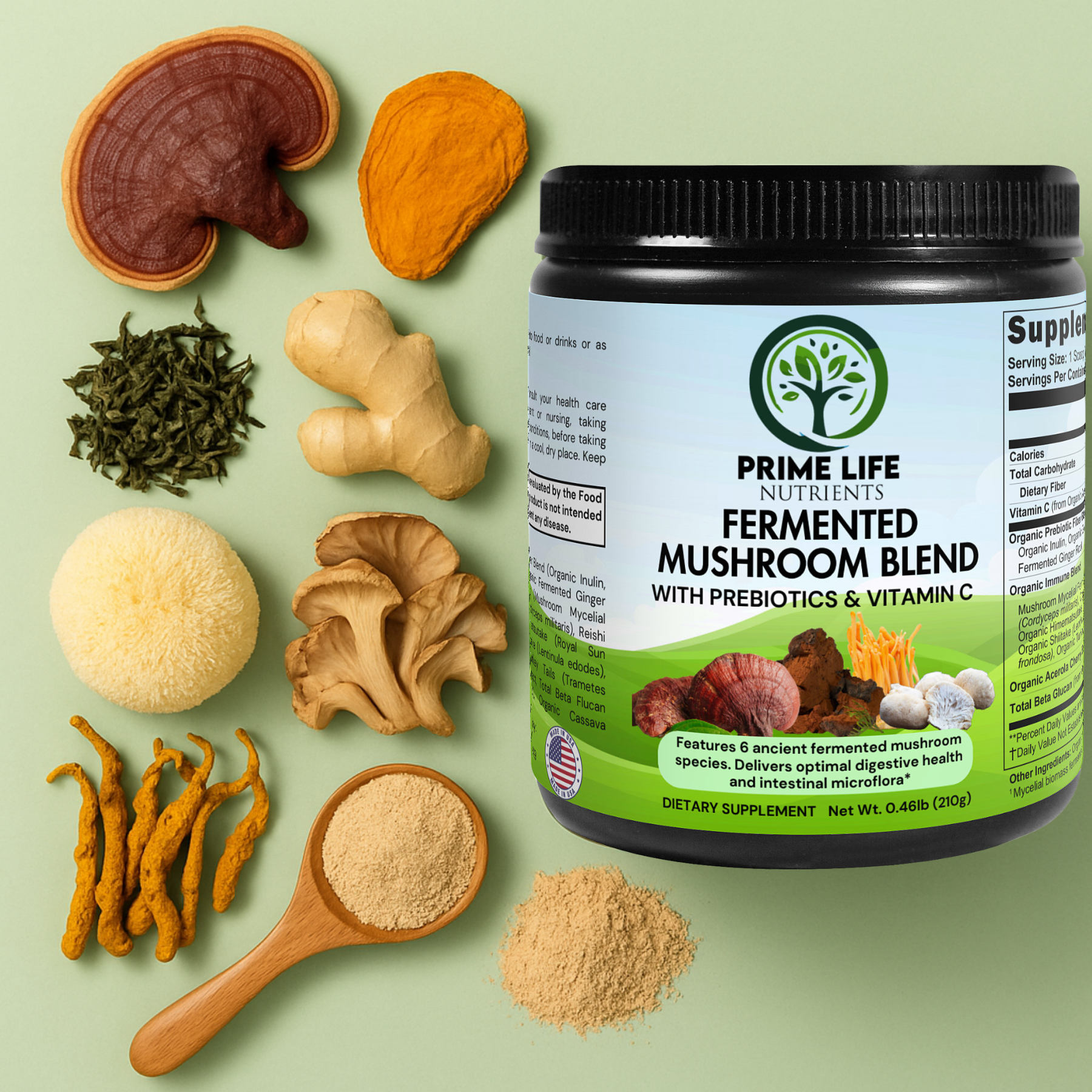 Fermented Mushroom Blend
