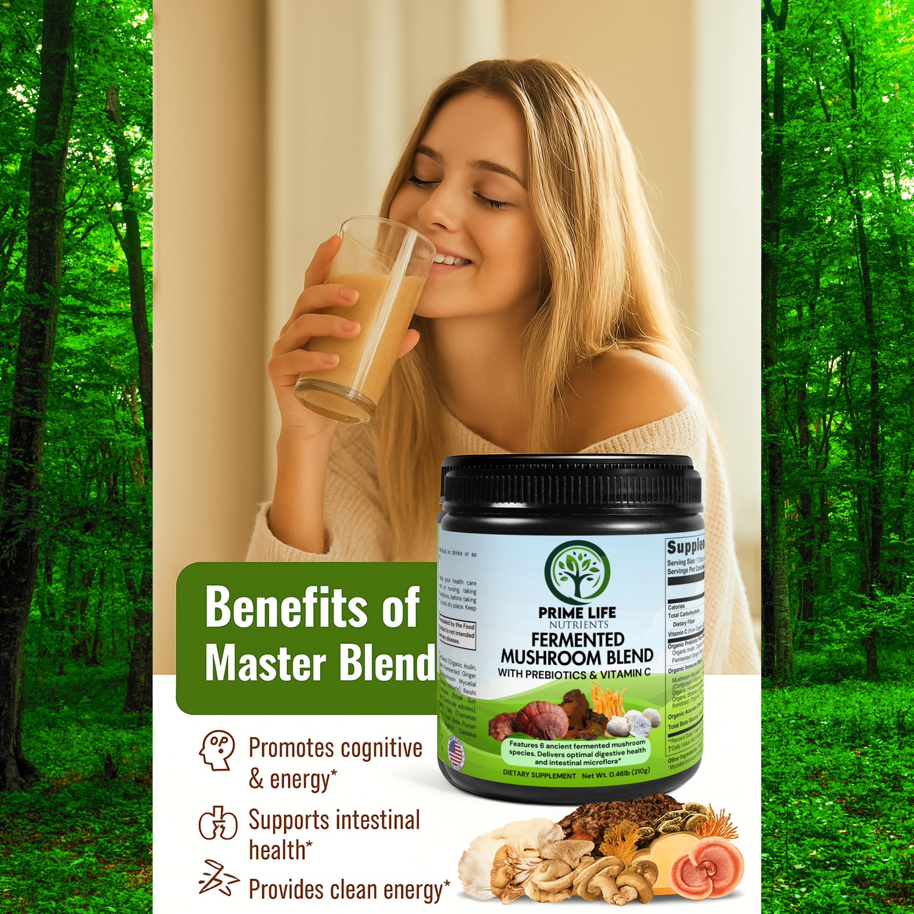Fermented Mushroom Blend