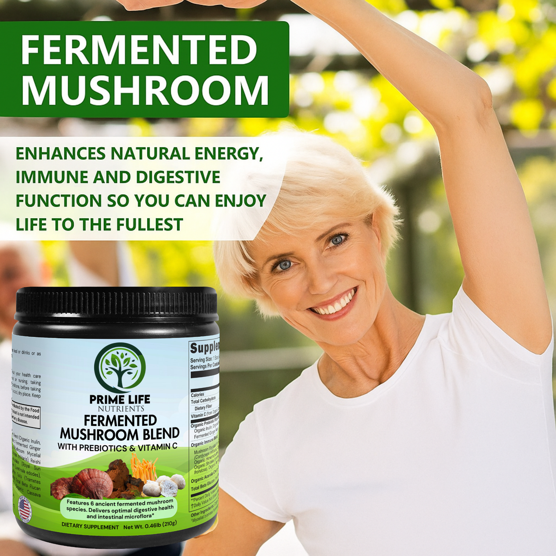Fermented Mushroom Blend