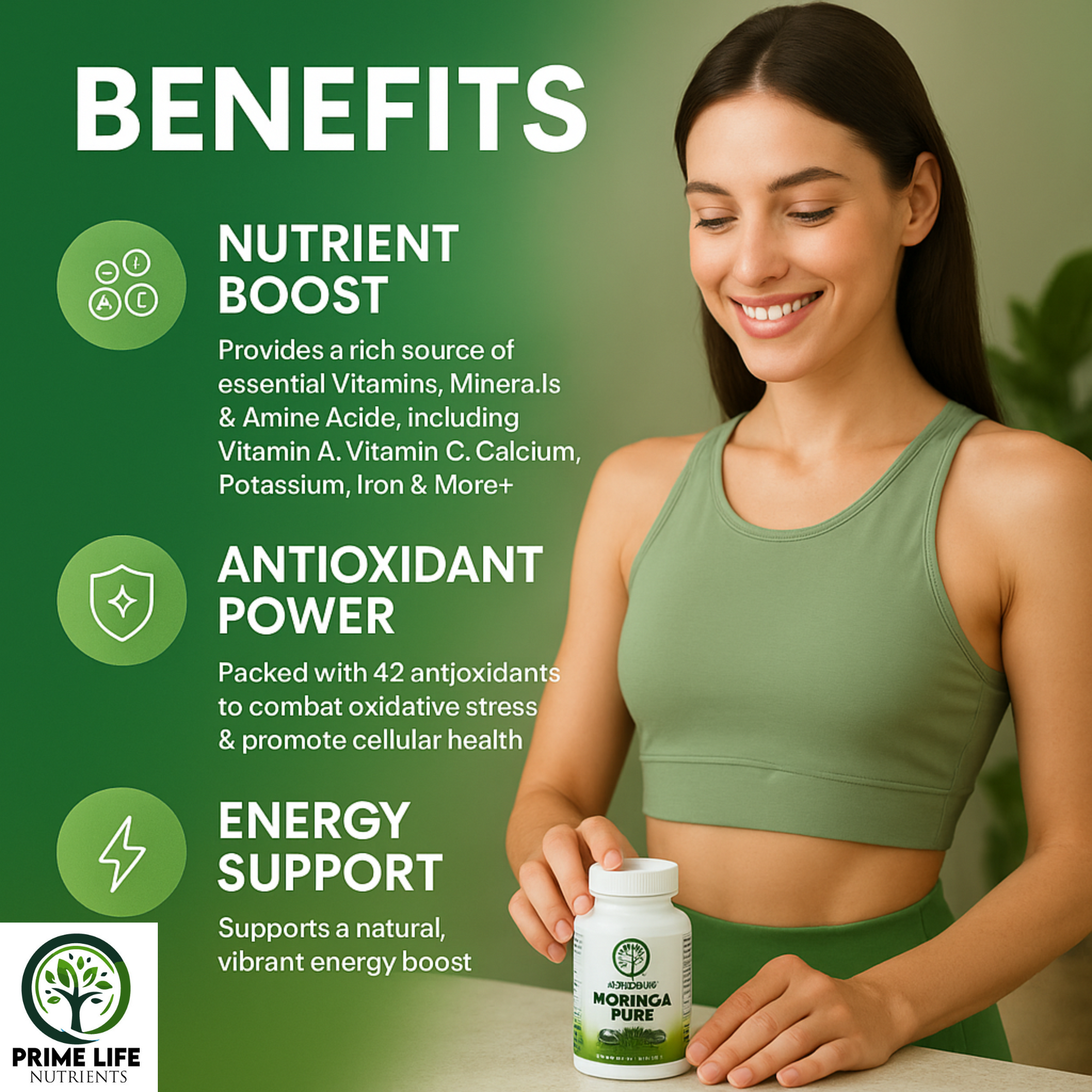 Moringa Pure – Natural Energy & Wellness Support