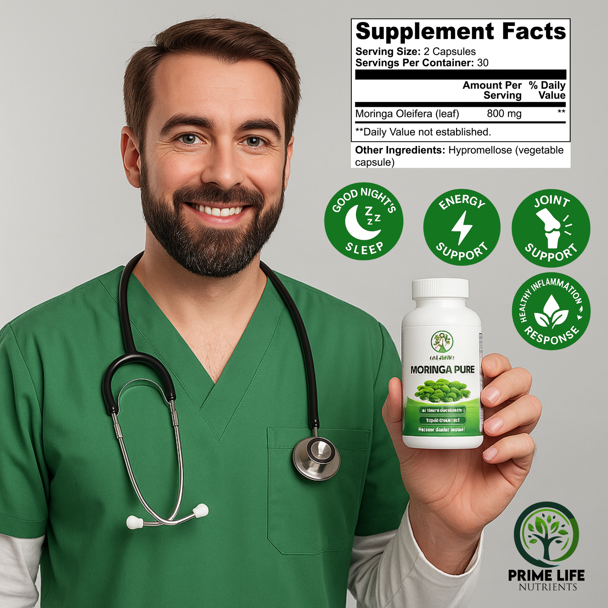 Moringa Pure – Natural Energy & Wellness Support