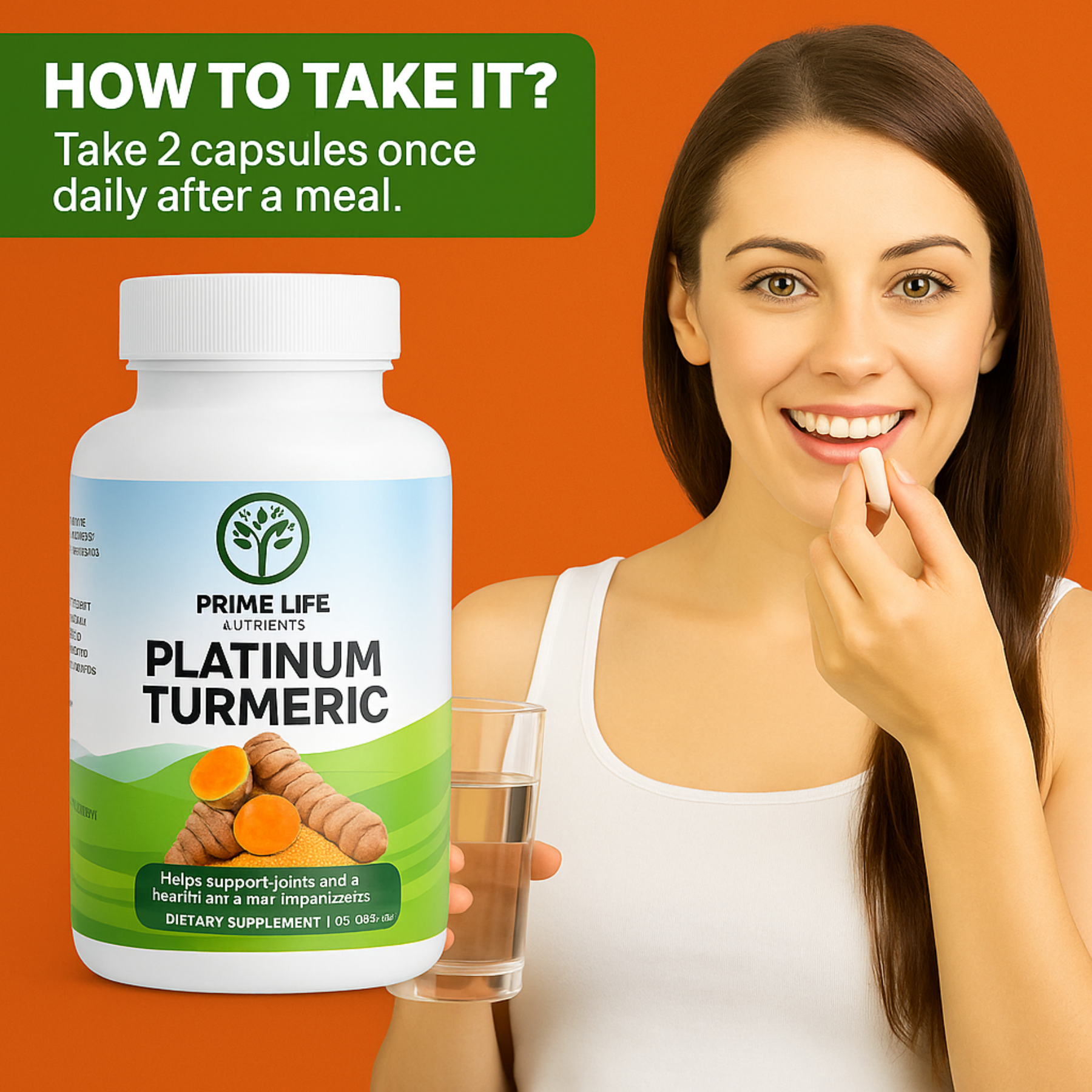 Platinum Turmeric Joint & Inflammation Support – With Ginger, Boswellia & BioPerine®